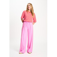 Pom Amsterdam TRACKPANTS - Colourblock Cheering Pink