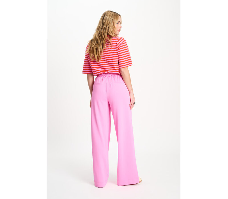 Pom Amsterdam TRACKPANTS - Colourblock Cheering Pink