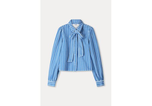 Pom Amsterdam !!!SALE!!! Pom Amsterdam BLOUSE - Denim Stripes Blue