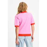 !!!SALE!!! Pom Amsterdam TOP - Polo Sequins Cheering Pink
