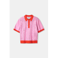 !!!SALE!!! Pom Amsterdam TOP - Polo Sequins Cheering Pink