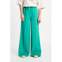 Pom Amsterdam TRACKPANTS - Stripe Wander Green