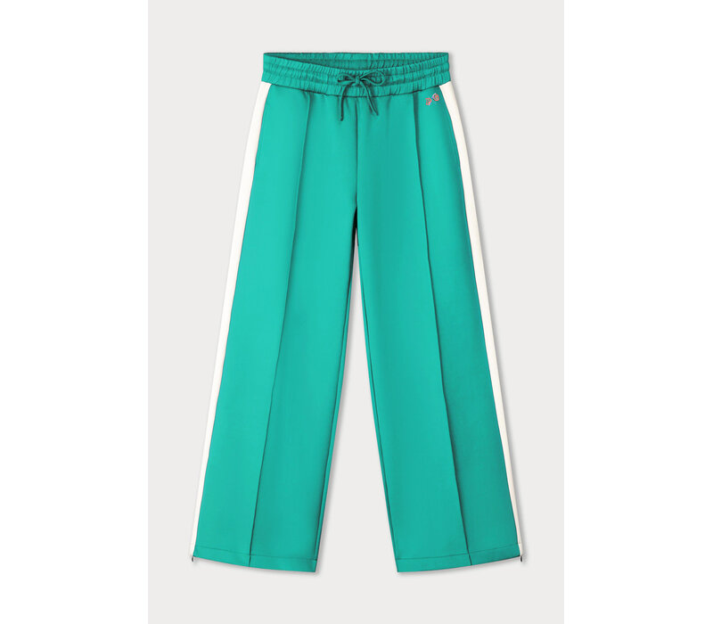 !!!SALE!!! Pom Amsterdam TRACKPANTS - Stripe Wander Green