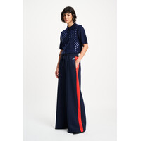 !!!SALE!!! Pom Amsterdam TRACKPANTS - Stripe Night Blue
