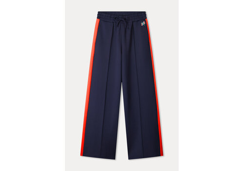Pom Amsterdam !!!SALE!!! Pom Amsterdam TRACKPANTS - Stripe Night Blue