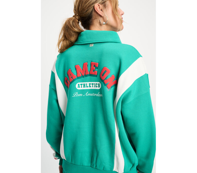 Pom Amsterdam SWEATER - Colourblock Game On