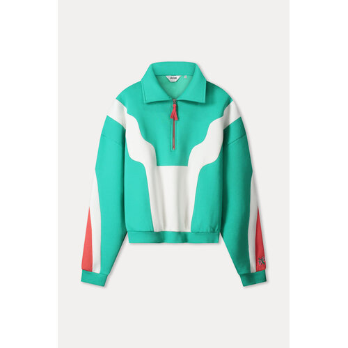 Pom Amsterdam SWEATER - Colourblock Game On 