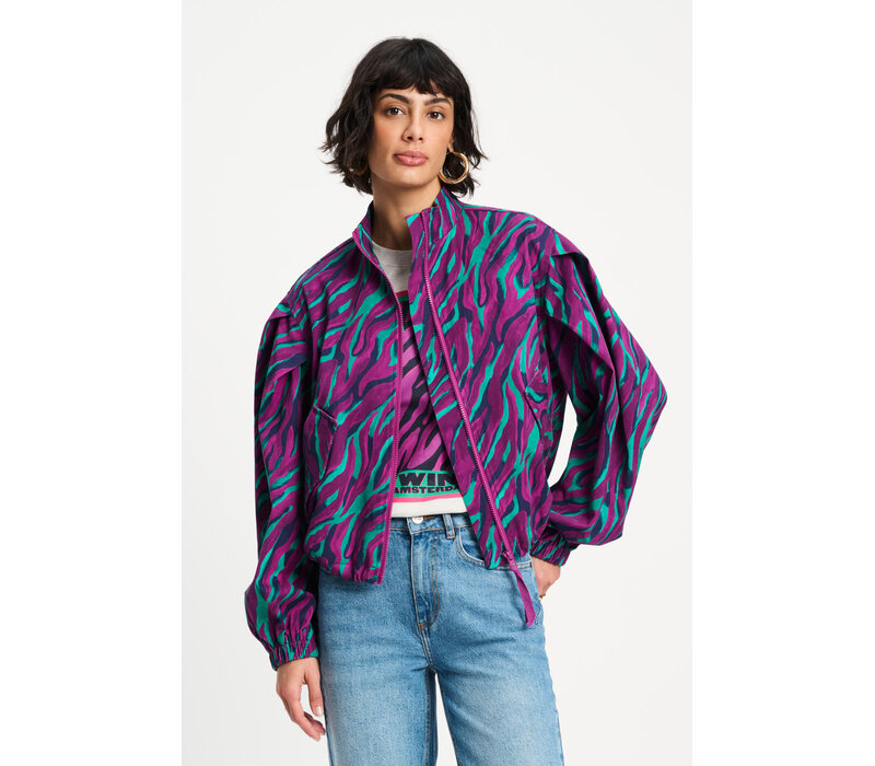 !!!SALE!!! Pom Amsterdam JACKET - Animal Purple