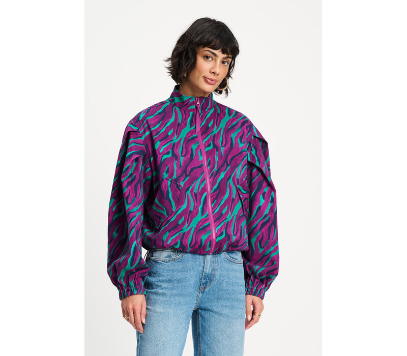!!!SALE!!! Pom Amsterdam JACKET - Animal Purple
