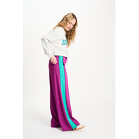 !!!SALE!!! Pom Amsterdam TRACKPANTS - Colourblock Wild Purple