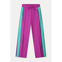 Pom Amsterdam TRACKPANTS - Colourblock Wild Purple