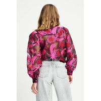 !!!SALE!!! Pom Amsterdam BLOUSE - Splashing Fireworks Organza