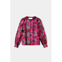 !!!SALE!!! Pom Amsterdam BLOUSE - Splashing Fireworks Organza
