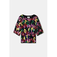 !!!SALE!!! Pom Amsterdam TOP - Splashing Letters