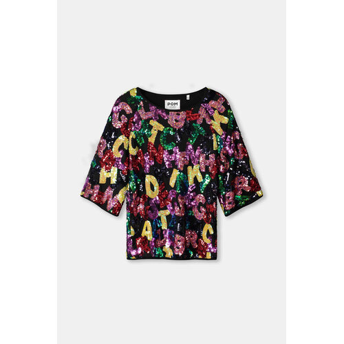 !!!SALE!!! Pom Amsterdam TOP - Splashing Letters 