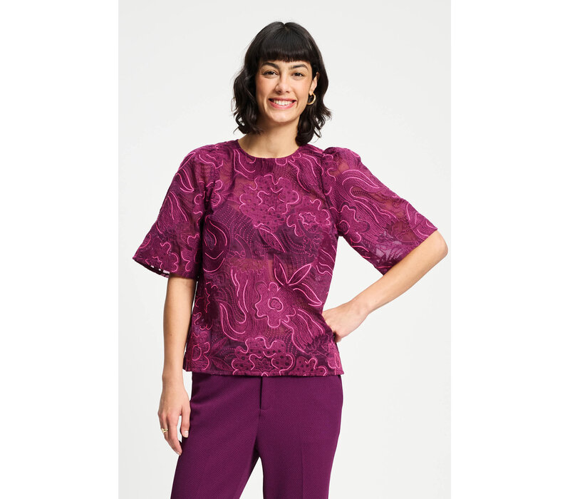 !!!SALE!!! Pom Amsterdam TOP - Dashing Plum