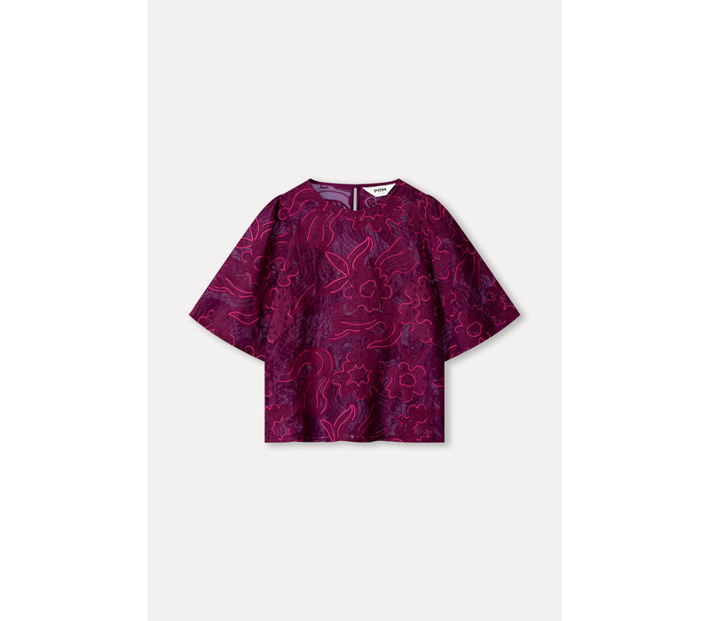 !!!SALE!!! Pom Amsterdam TOP - Dashing Plum