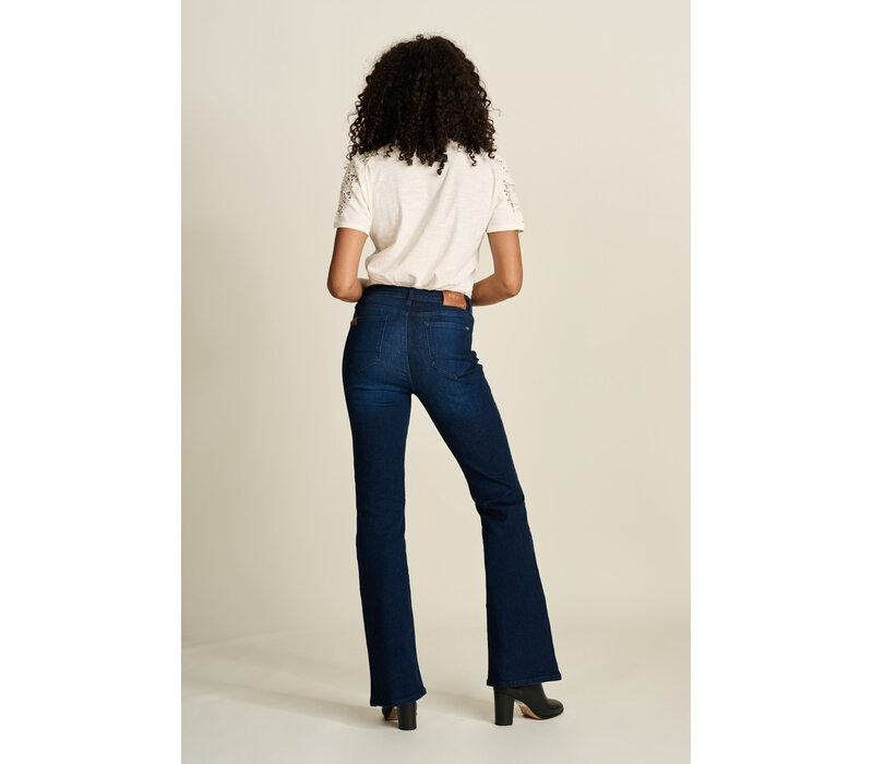 Pom Amsterdam JEANS - Esmee Flare Dark Blue