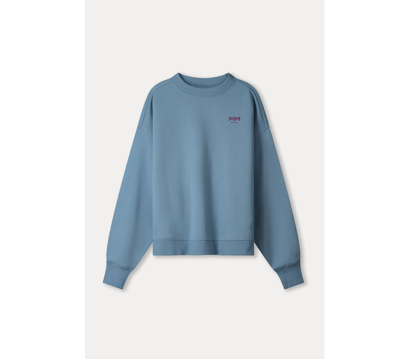 !!!SALE!!! Pom Amsterdam SWEATER - Dawn Blue