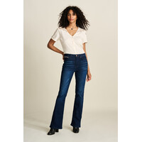 Pom Amsterdam JEANS - Esmee Flare Dark Blue