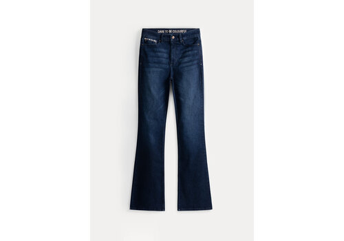 Pom Amsterdam Pom Amsterdam JEANS - Esmee Flare Dark Blue