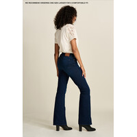 Pom Amsterdam JEANS - Esmee Flare Dark Blue