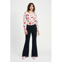 Pom Amsterdam - JEANS - Esmee Flare Vintage Black