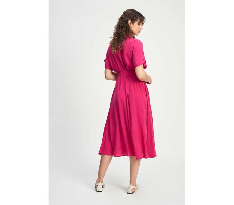 Pom Amsterdam Dress Lynn Fuchsia