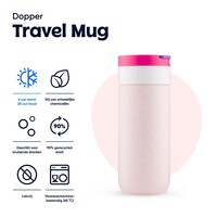 Dopper - Travel Mug - 400ml - Berry Pink