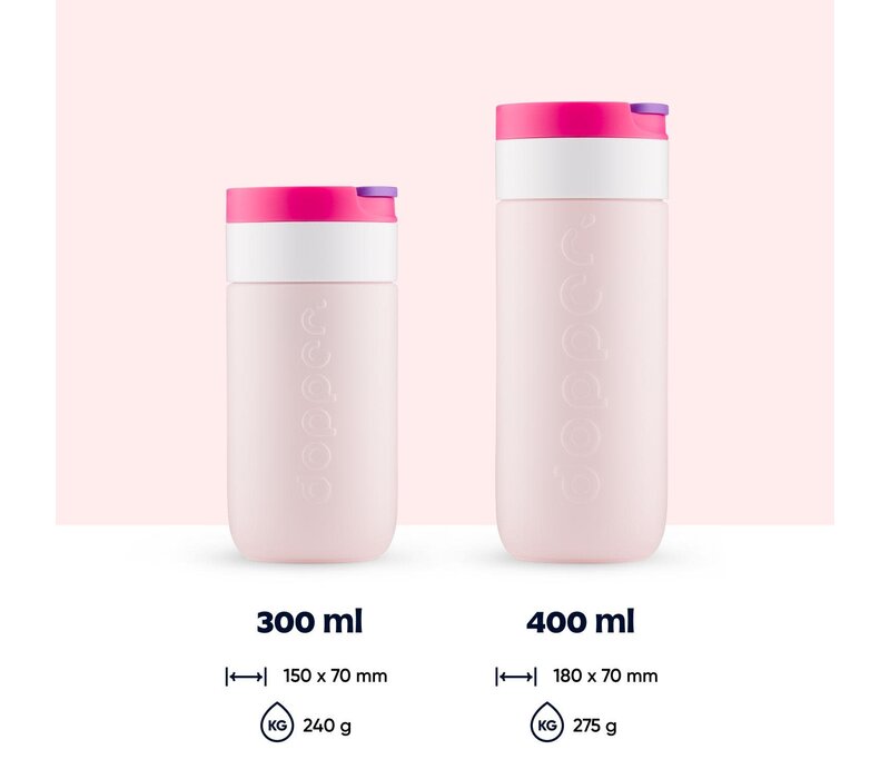 Dopper - Travel Mug - 300ml - Berry Pink