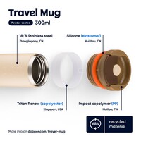 Dopper - Travel Mug - 300ml - Earthy Brown