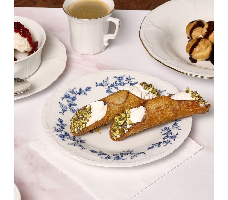 Bon Bistro - Plat Bord 16 cm Blue Flower Retro