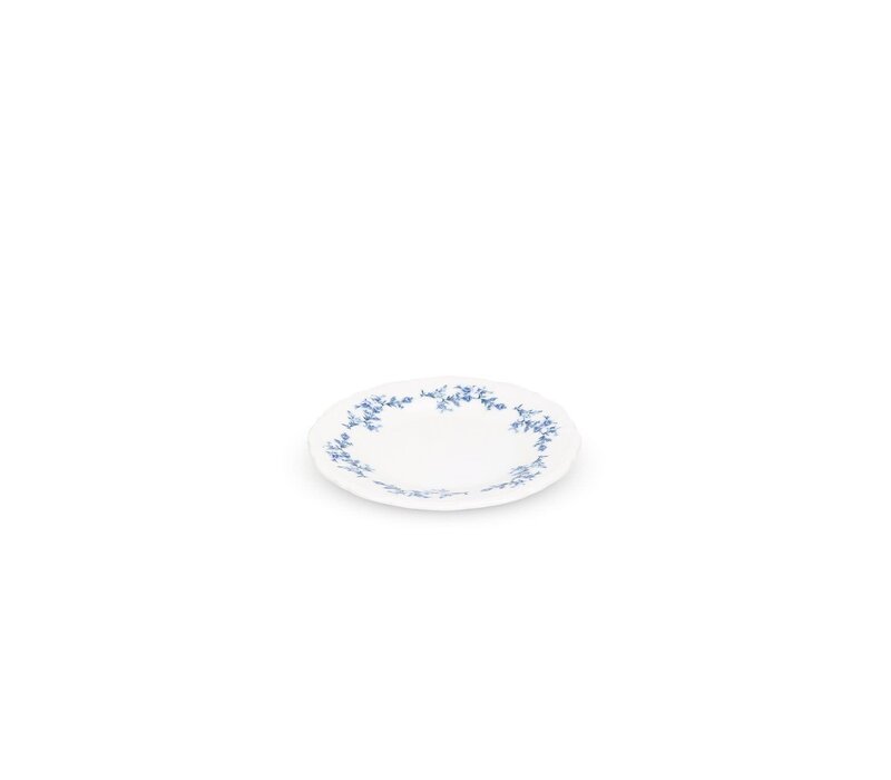 Bon Bistro - Plat Bord 16 cm Blue Flower Retro
