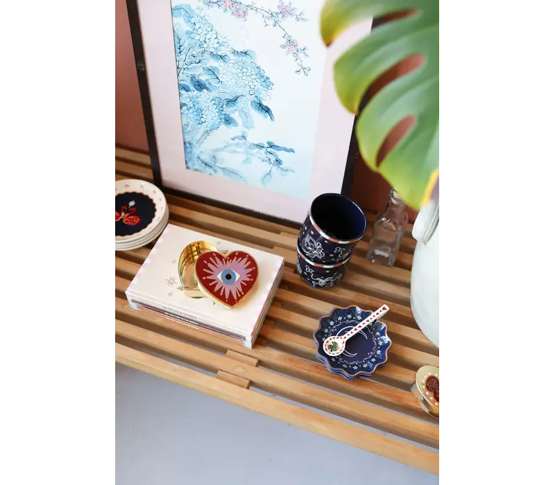 All the Luck in the World -  Klein Bordje Maan - Blauw