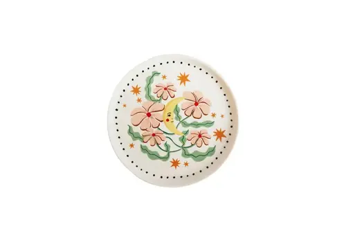 All the Luck in the World All the Luck in the World - Klein Bordje Bloemen - Wit