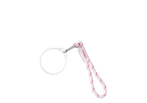Dopper Wrist Cord - White Mug Ring - Cherry Pink