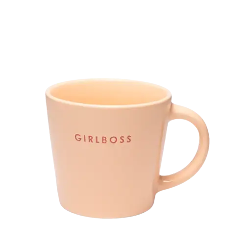 Vondels Ceramic cappuccino ceramic GIRLBOSS salmon 250ml 