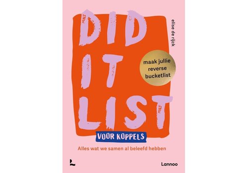 Lannoo Did it list - voor koppels