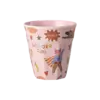 Rice by Rice Rice Medium Melamine Cup - Roze  - Hero Print
