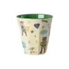 Rice by Rice Rice Medium Melamine Cup - Groen  - Hero Print