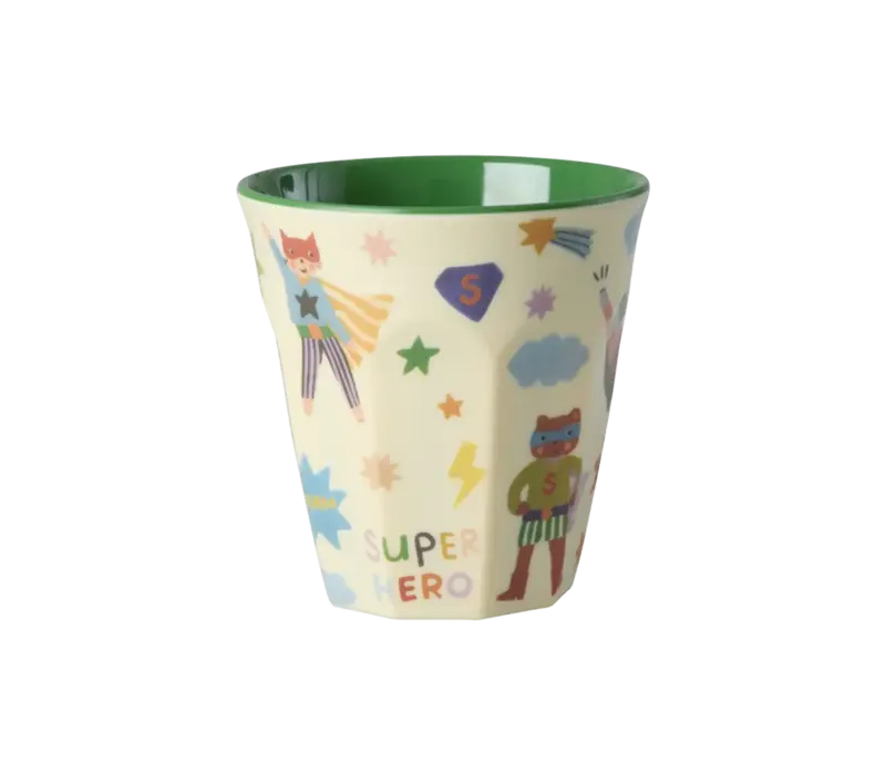 Rice Medium Melamine Cup - Groen  - Hero Print