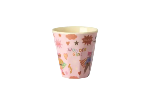 Rice by Rice Rice small Melamine Cup - Roze - Hero Print