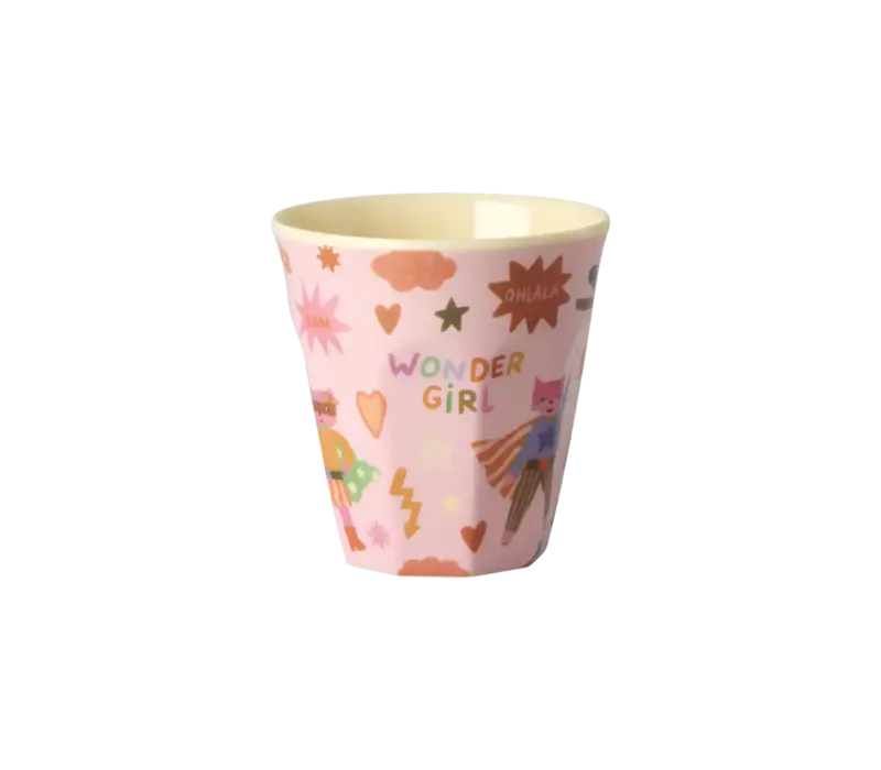 Rice small Melamine Cup - Roze - Hero Print