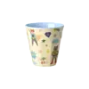 Rice by Rice Rice small Melamine Cup - Zacht Blauw - Hero Print