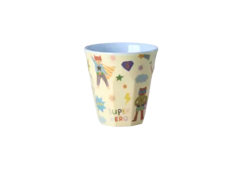 Rice by Rice Rice small Melamine Cup - Zacht Blauw - Hero Print