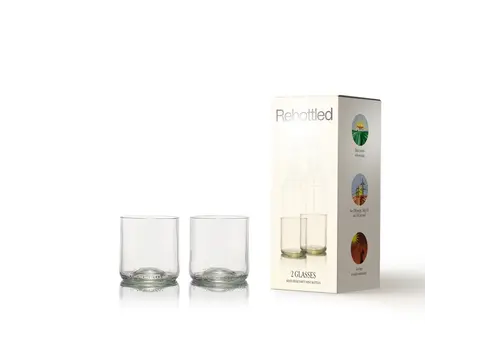 Rebottled Rebottled - Tumbler 2-pack Clear (200ml)