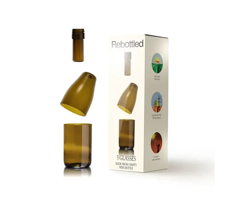Rebottled - Treble Olive (3 glazen)