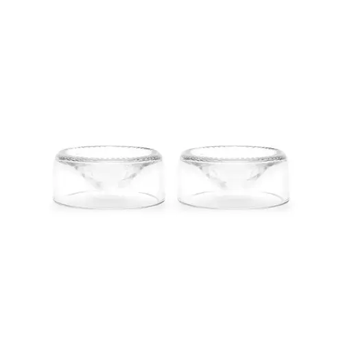 Rebottled - 2 Egg Cups Clear 