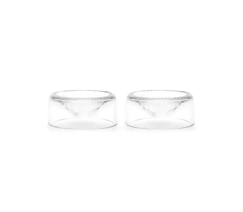 Rebottled - 2 Egg Cups Clear