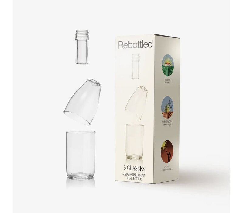 Rebottled - Treble Clear (3 glazen)